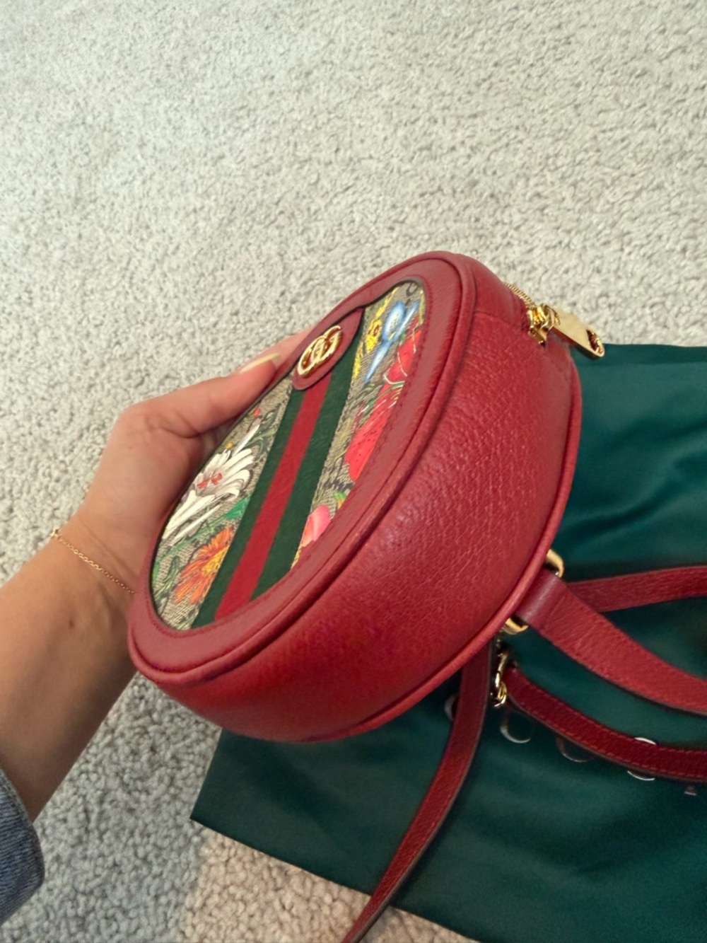 Gucci Ophidia Flora Supreme Monogram Mini Backpack! - Picture 4 of 6